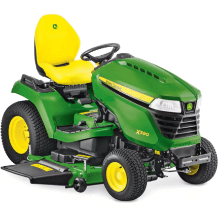 John Deere Rasentraktor X590 mit 122 cm Accel Deep Mähwerk - Modell 2025